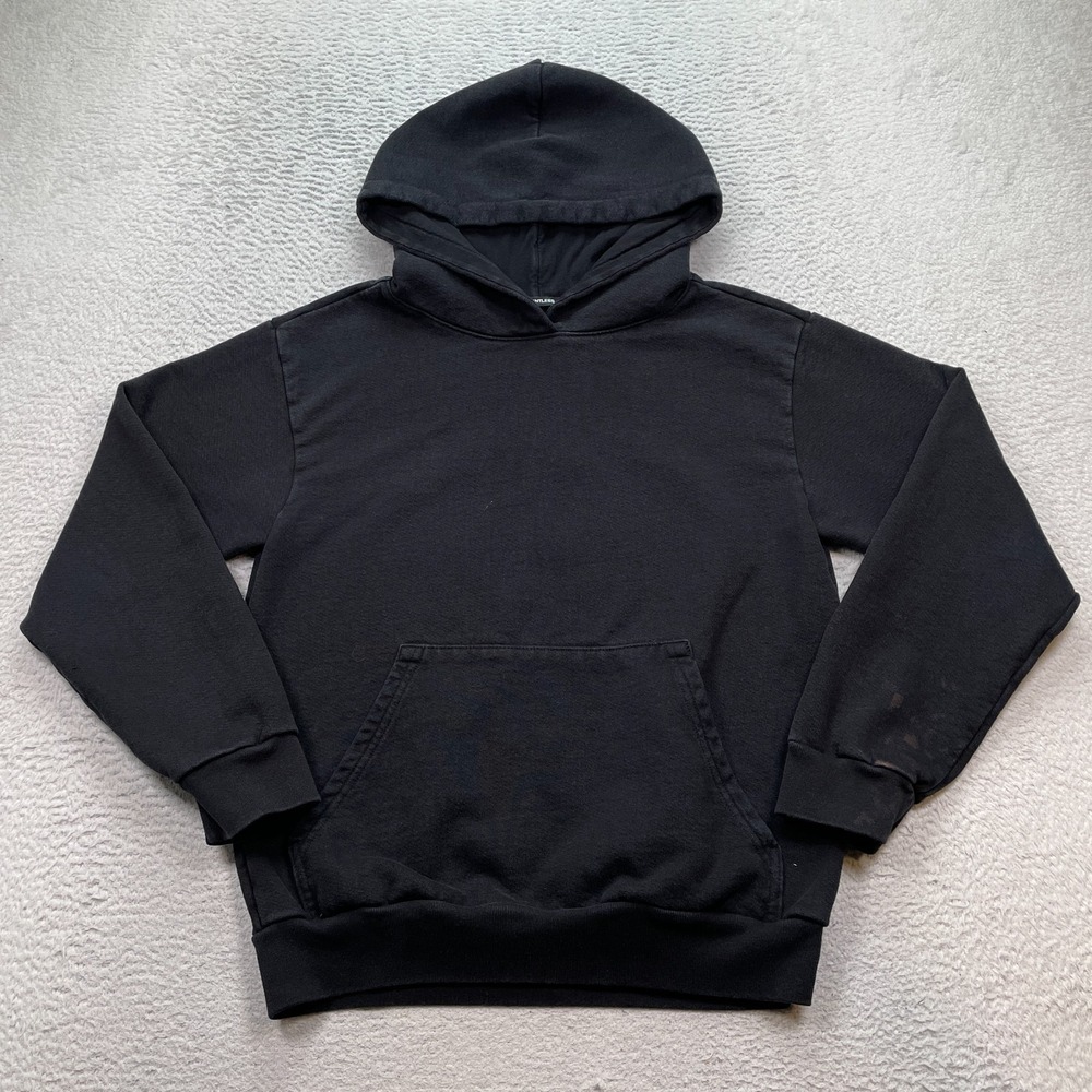Talentless Hoodie Men's Size Small Black Sweater Read Flaw